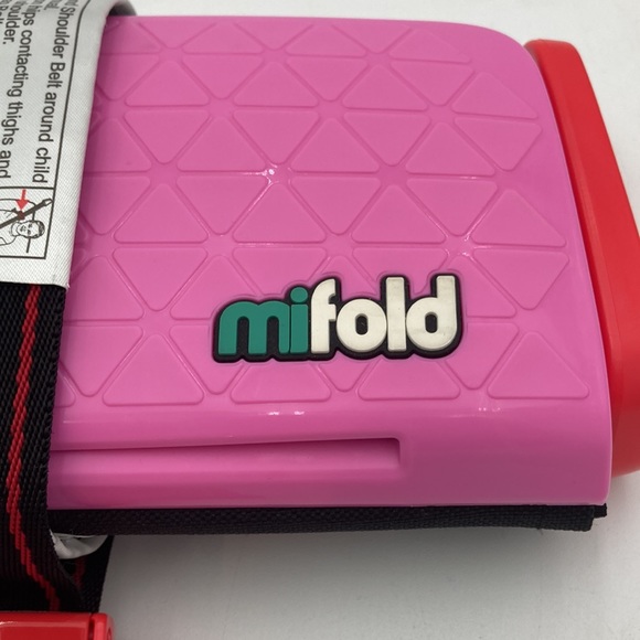 Mifold Grab and Go Portable Compact Car Seat Pink - Picture 2 of 10